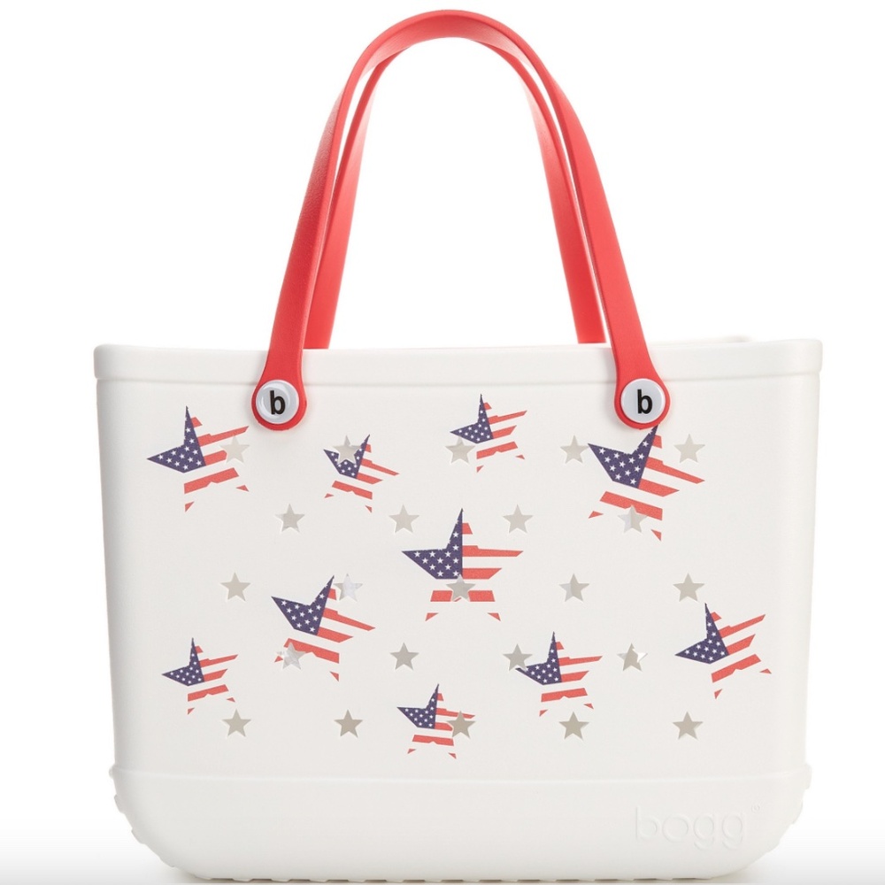 NWT Limited Edition Original Bogg® Bag (largest size) Star Spangled w/star holes